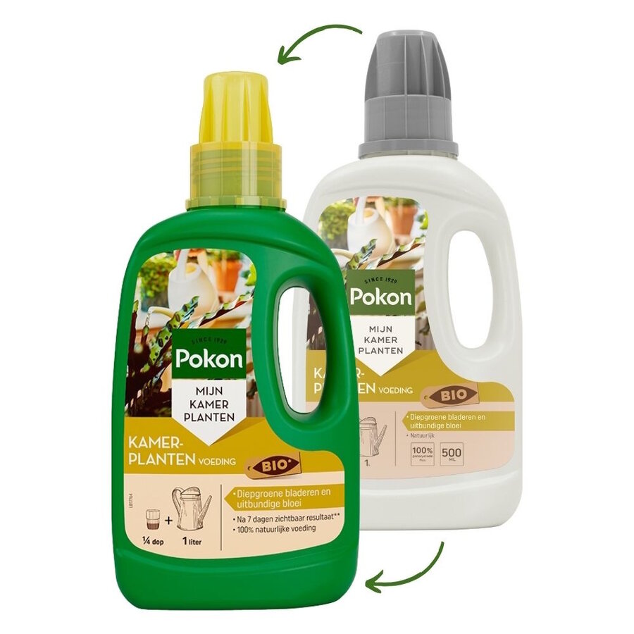 Kamerplanten voeding vloeibaar 500 ml en 1 liter
