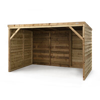 Schuilstal Lente | open schuilplek | 316 x 208 x 196 cm