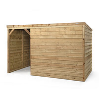 Schuilstal winter 316 x 208 x 196 cm | onderhoudsvrije houten schuilplaats