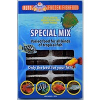 Special Mix diepvriesvisvoer in portieblister 100 gram | daphnia, rode muggenlarven & artemia