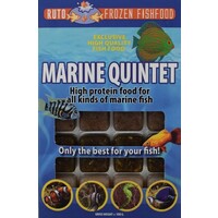 Marine Quintet diepvriesvoer | 100 g blister | 5 soorten voor zeevissen