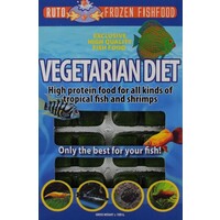 Vegetarian Diet diepvriesvoer | vegetarisch voer met spinazie en spirulina | 100 gram blister