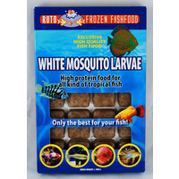 Diepvries witte muggenlarven 100 g | 24 blokjes | blisterverpakking