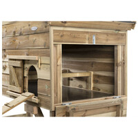 Kippenhok Jasper XL 204 x 90 x 165 cm | nachthok met legnest en onderstel