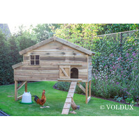 Kippenhok Jasper XL 204 x 90 x 165 cm | nachthok met legnest en onderstel