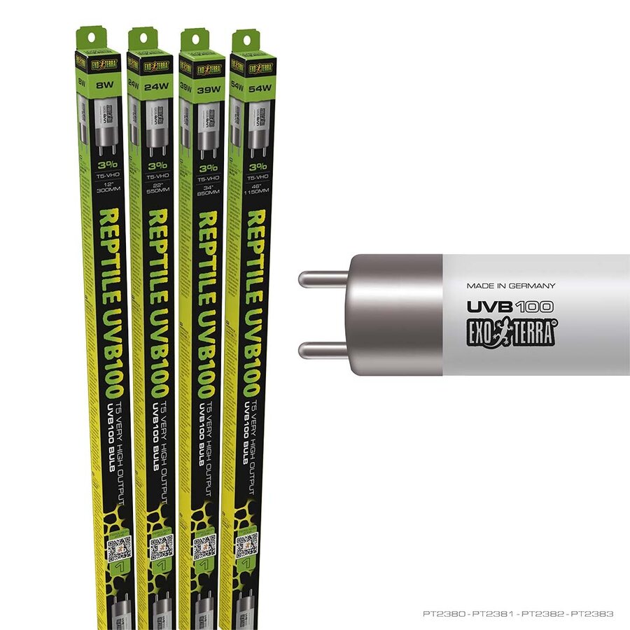 Ex t5 very high output 3% uvb100 lamp 24W-550MM