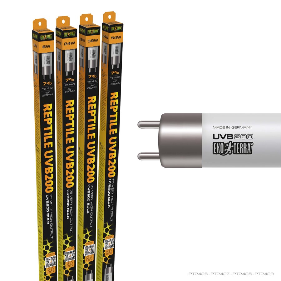 T5 UVB200 VHO 39W | 85 cm | krachtige UV-lamp met UVA en UVB voor zonnebadende reptielen