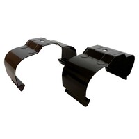 T5 Terrarium Top bevestigingsklemmen Zwart | montageclips voor interne installatie