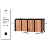 Container Ombouw Vier Dubbel Nina