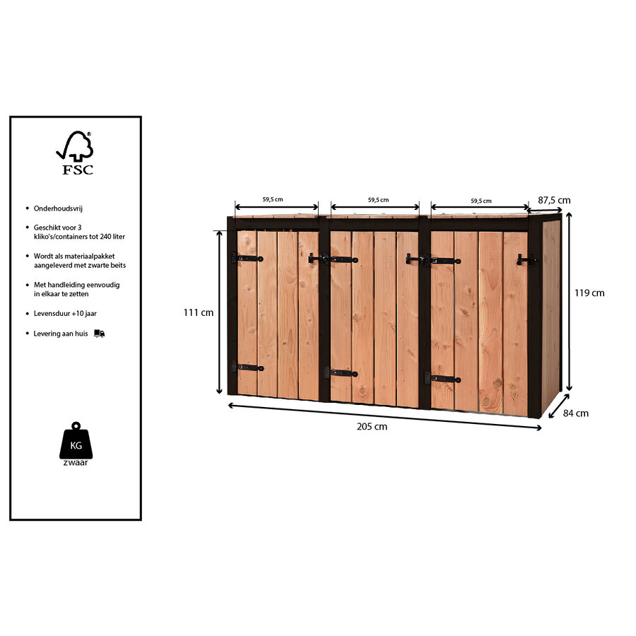 Container Ombouw Drie Dubbel Laura