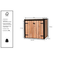 Container Ombouw Dubbel Mia