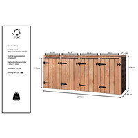 Container Ombouw Vier Dubbel Cato