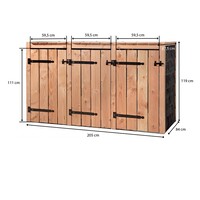 Container Ombouw Drie Dubbel Fleur