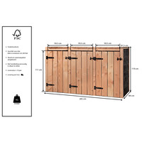 Container Ombouw Drie Dubbel Fleur