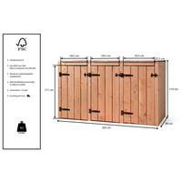 Container Ombouw Drie Dubbel Eva
