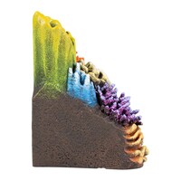 Koraalgrot hoek meerkleurig M 19x14x18 cm | L 22x16x25 cm
