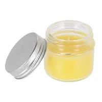 Citronella kaars in glazen pot