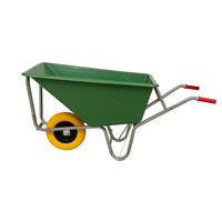 Kruiwagen 160 Liter Poly Met Verzinkt Onderstel En Anti-Lek Band