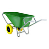 Kruiwagen F&S 165 Liter Groen HDPE Bak Met 2 Anti-Lek Banden