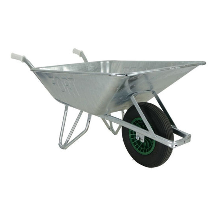 Fort Kruiwagen 116V-130 Verzinkt 130 Liter | Draagkracht 150 kg
