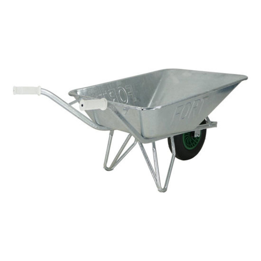 Fort Kruiwagen 116V-130 Verzinkt 130 Liter | Draagkracht 150 kg
