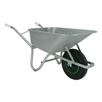 Fort 116V-100 volledig verzinkte kruiwagen 100 liter met 2PLY luchtband