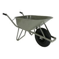 Altrad Kraft 80 zware bouwkruiwagen 80 liter grijs gelakt