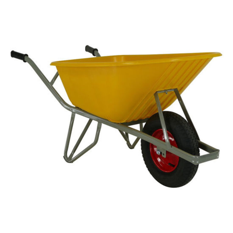 Altrad Dynamic 100 ovale kruiwagen 100 liter met kunststof bak en 4PLY luchtband