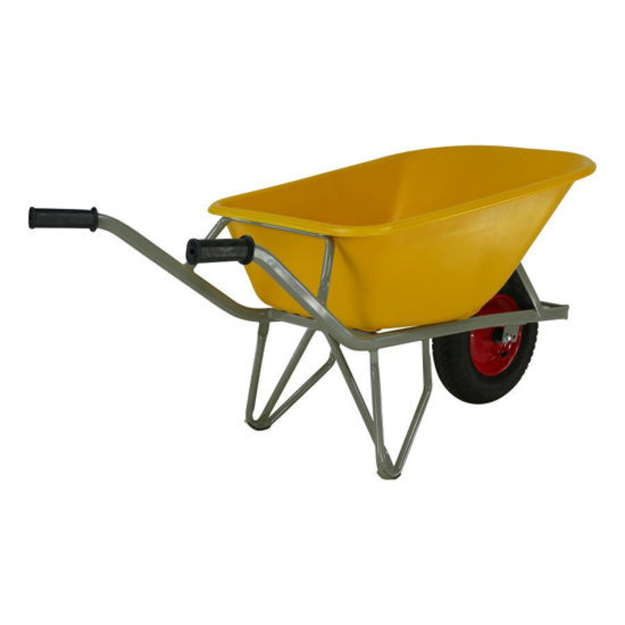 Altrad Dynamic 100 ovale kruiwagen 100 liter met kunststof bak en 4PLY luchtband