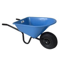 Kinderkruiwagen Kunststof Bak met Metalen Onderstel