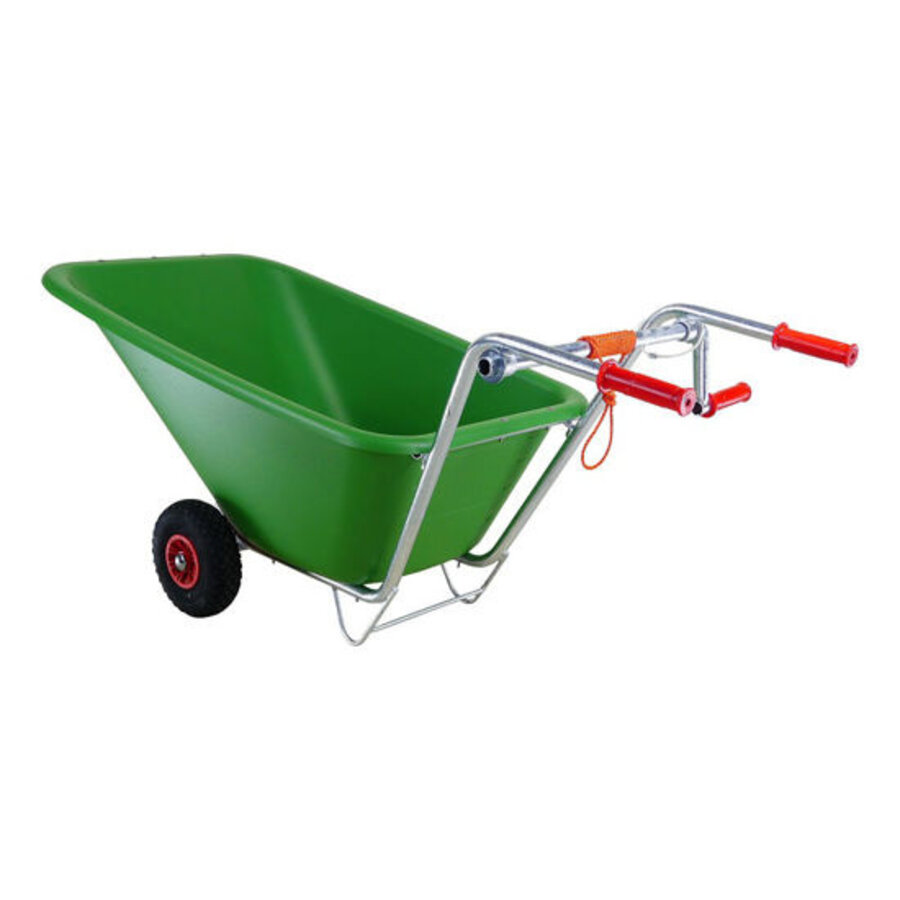 Kalvertaxi met lier en 165 liter HDPE bak voor veetransport