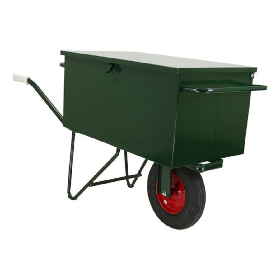 Fort Kistkruiwagen ST2 180 liter afsluitbaar met stalen bak