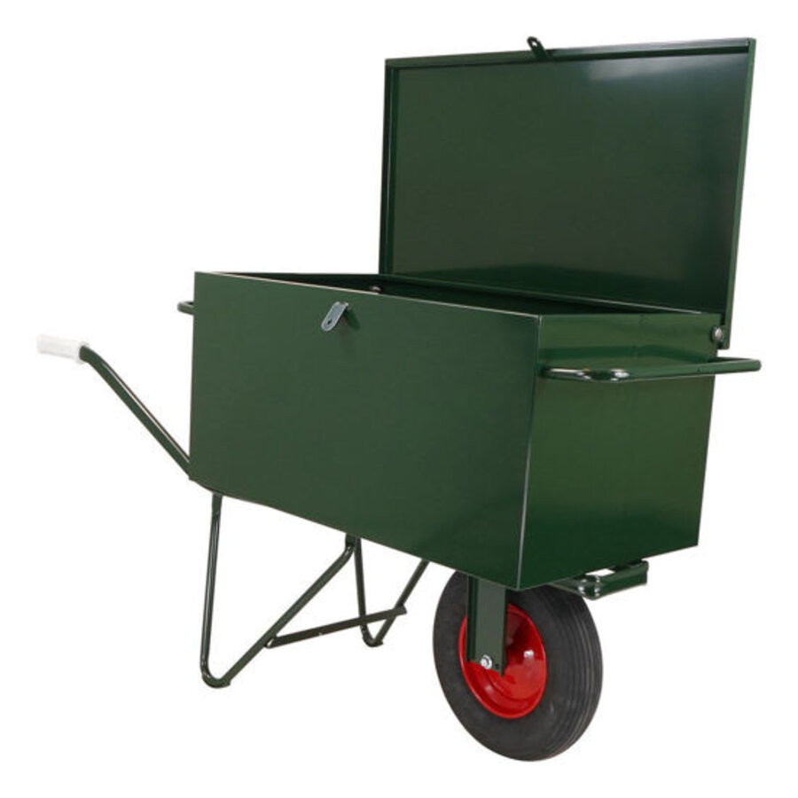 Fort Kistkruiwagen ST2 180 liter afsluitbaar met stalen bak
