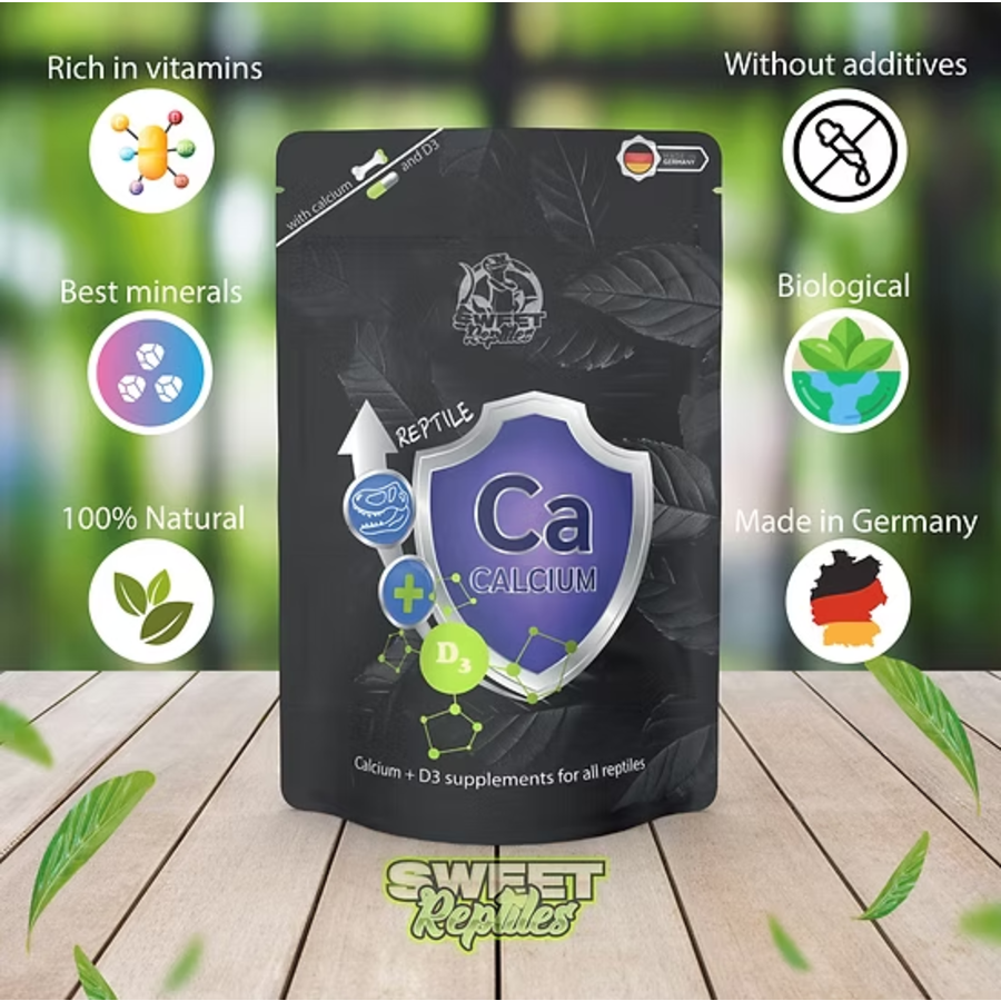 Calcium + D3 voor reptielen