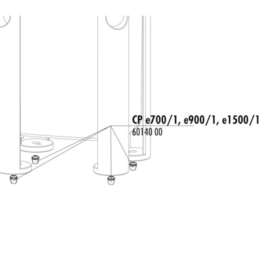 CP e4/7/9/1500/1,2 Rubberen Schokbreker