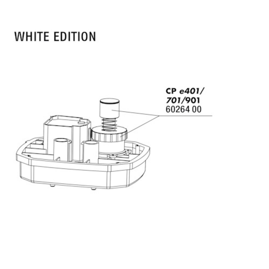 CP e4/7/901 Startkop + Moer Wit
