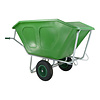 Kruiwagen F&S 500 Liter Groen Met 2 Luchtbanden