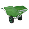 Kiep Kruiwagen F&S 300 Liter Groen Met 2 luchtwielen