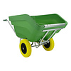 Kiep Kruiwagen F&S 300 Liter Groen 2 Anti-Lek Banden