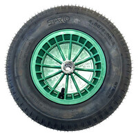 Kunststof Velg Groen Met 4ply Band