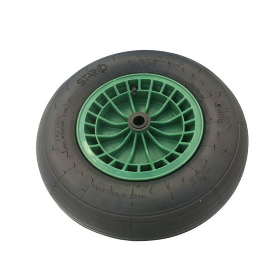 Kunststof Velg Groen Met 2ply Band