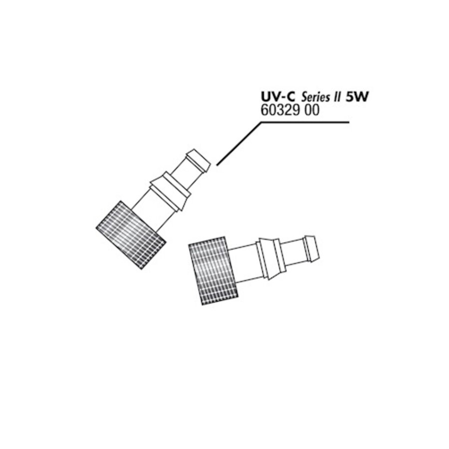 Trechter Zonder Dichting UV-C 5W 2x