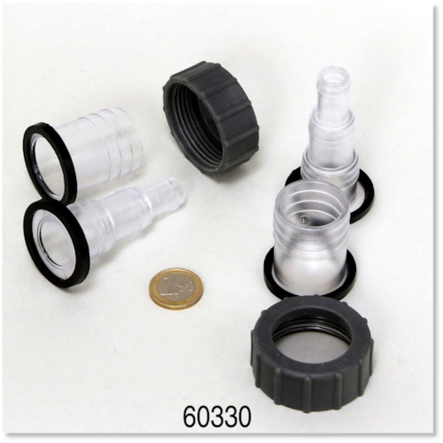 Tuiten 12-25 u.32mm+moer voor UV-C 9