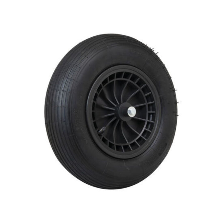 Wiel Kunststof Velg Zwart As 13 Centimeter