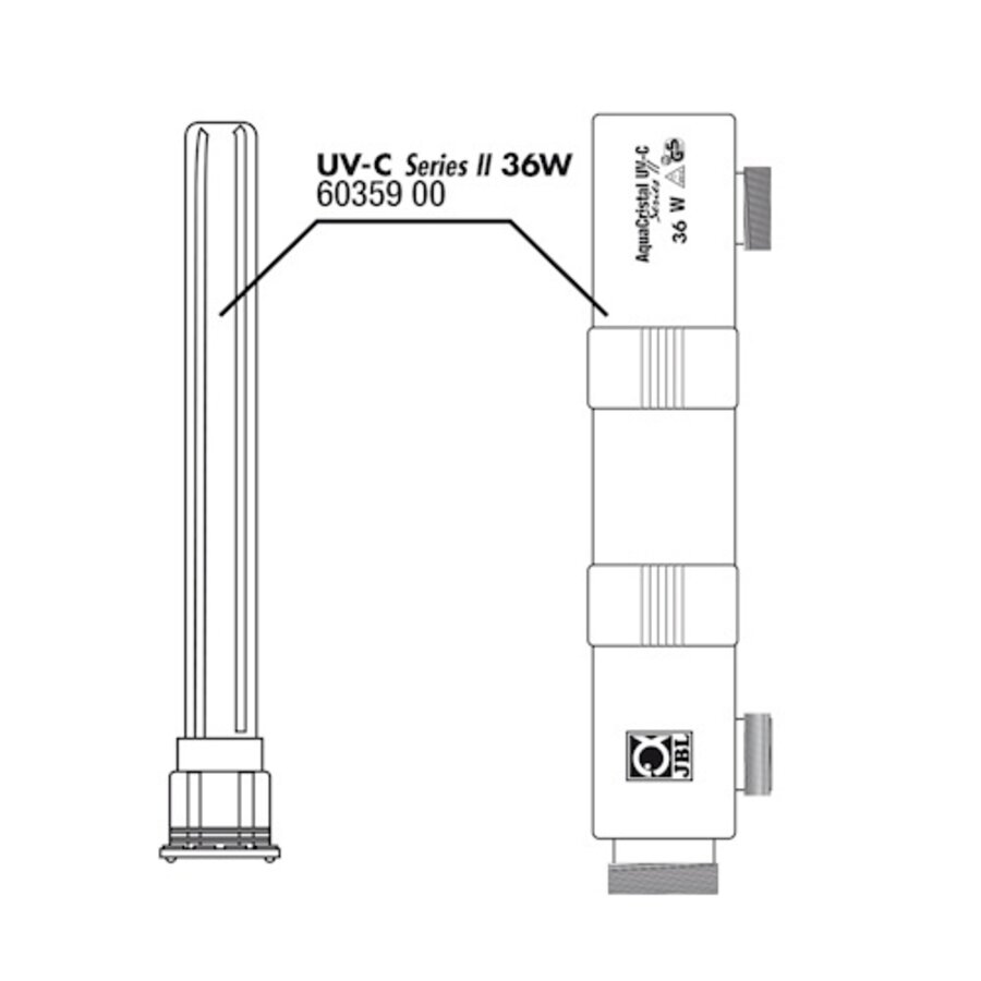 UV-C II Behuizing + kwartsglas