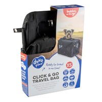 Click & Go Reistas Voor Maximaal 18 KG Zwart