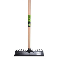 Boxenkrabber /-hark Zwart 40 Centimeter Met Steel