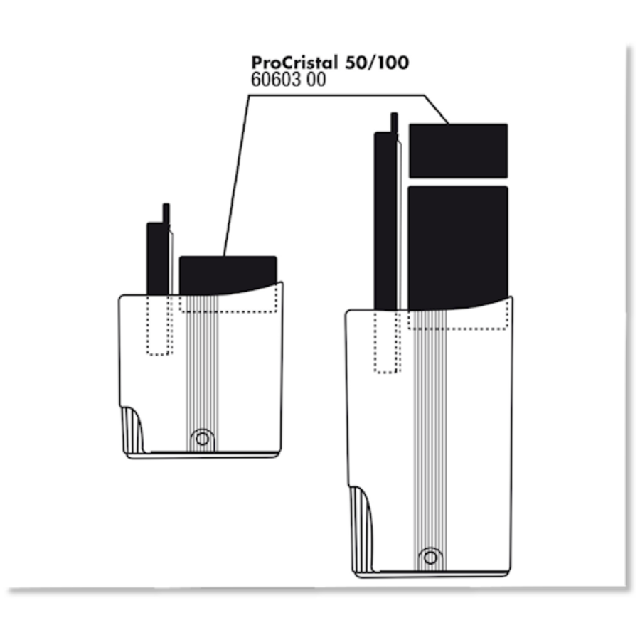 Filterspons klein voor ProCristal 50