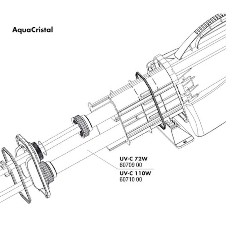 UV-C Inzet Kwartsglas