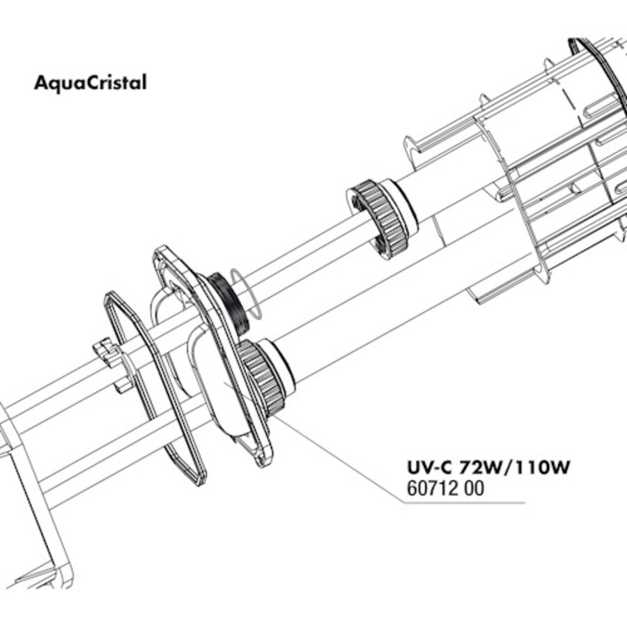 UV-C Steunplaat Kwartsglas